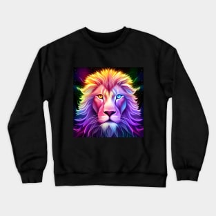 Neon Lion Crewneck Sweatshirt